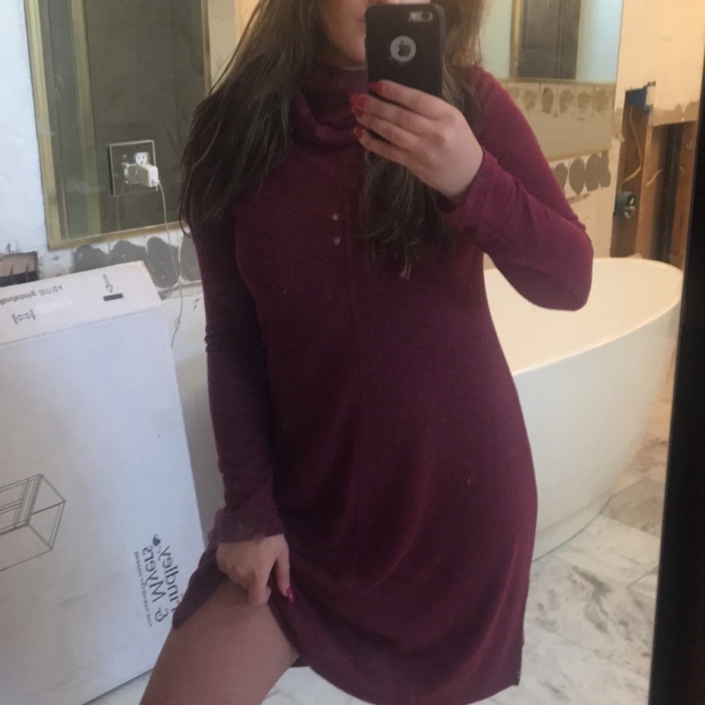 Cupid Turtleneck Sweater Dress